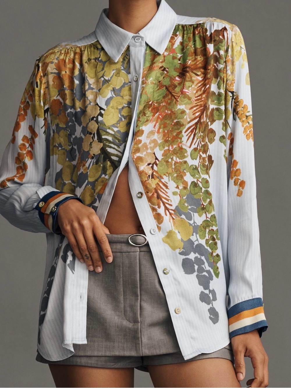 Anthropologie Conditons Apply long sleeve blouse